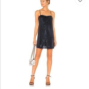 🦋TIME TO SHINE SLIP DRESS IN NAVY🦋